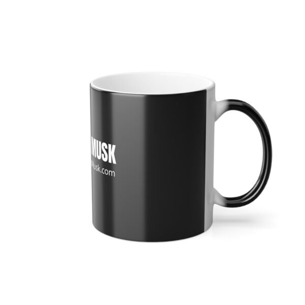 "NO MORE MUSK" Black Coffee Mug – Bold Protest Mug for Tesla Fans - Image 4